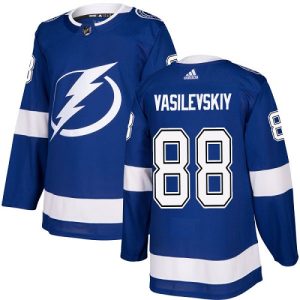 Herren Tampa Bay Lightning Eishockey Trikot Andrei Vasilevskiy #88 Authentic Königsblau Heim